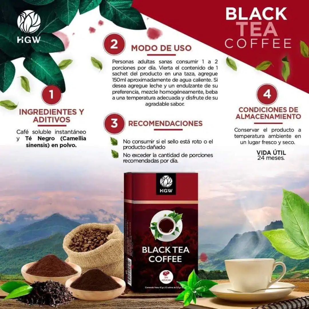 Café Black Tea Coffee de HGW