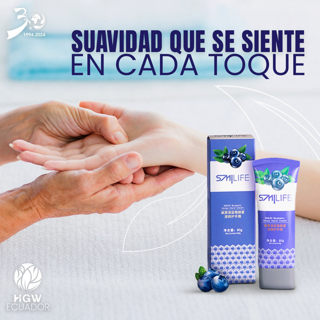 Crema Humectante de Manos con Arándanos HGW