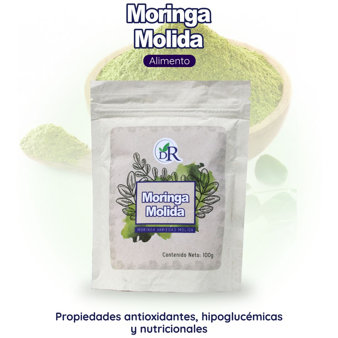 Polvo de Moringa 100% Natural: Poder Nutritivo y Saludable