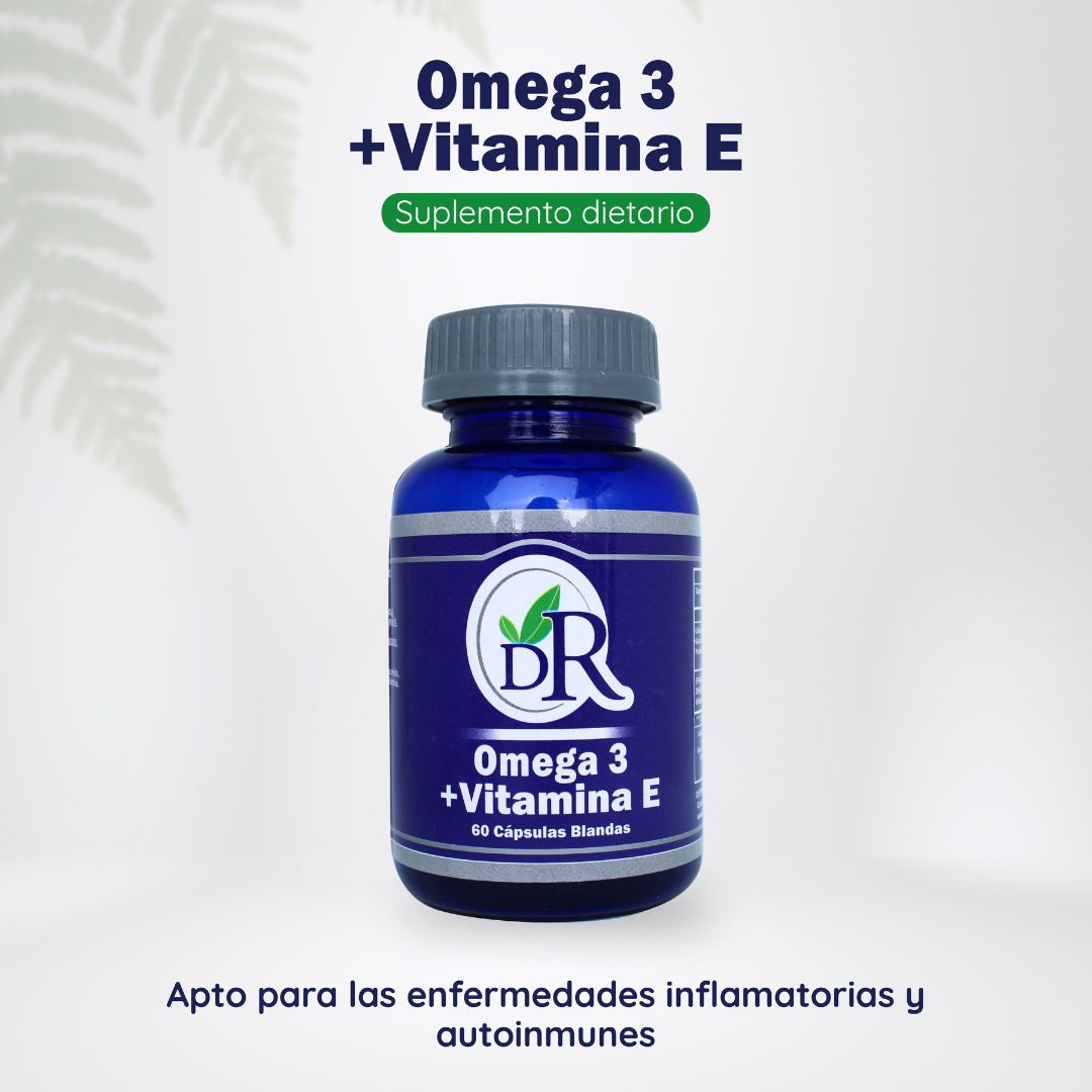 Omega 3 + Vitamina E: Salud Cardiovascular 100 Capsulas