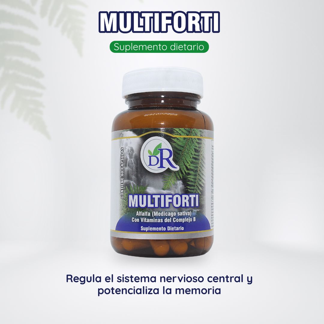 Multiforti: Energía y Concentración en Cada Cápsula